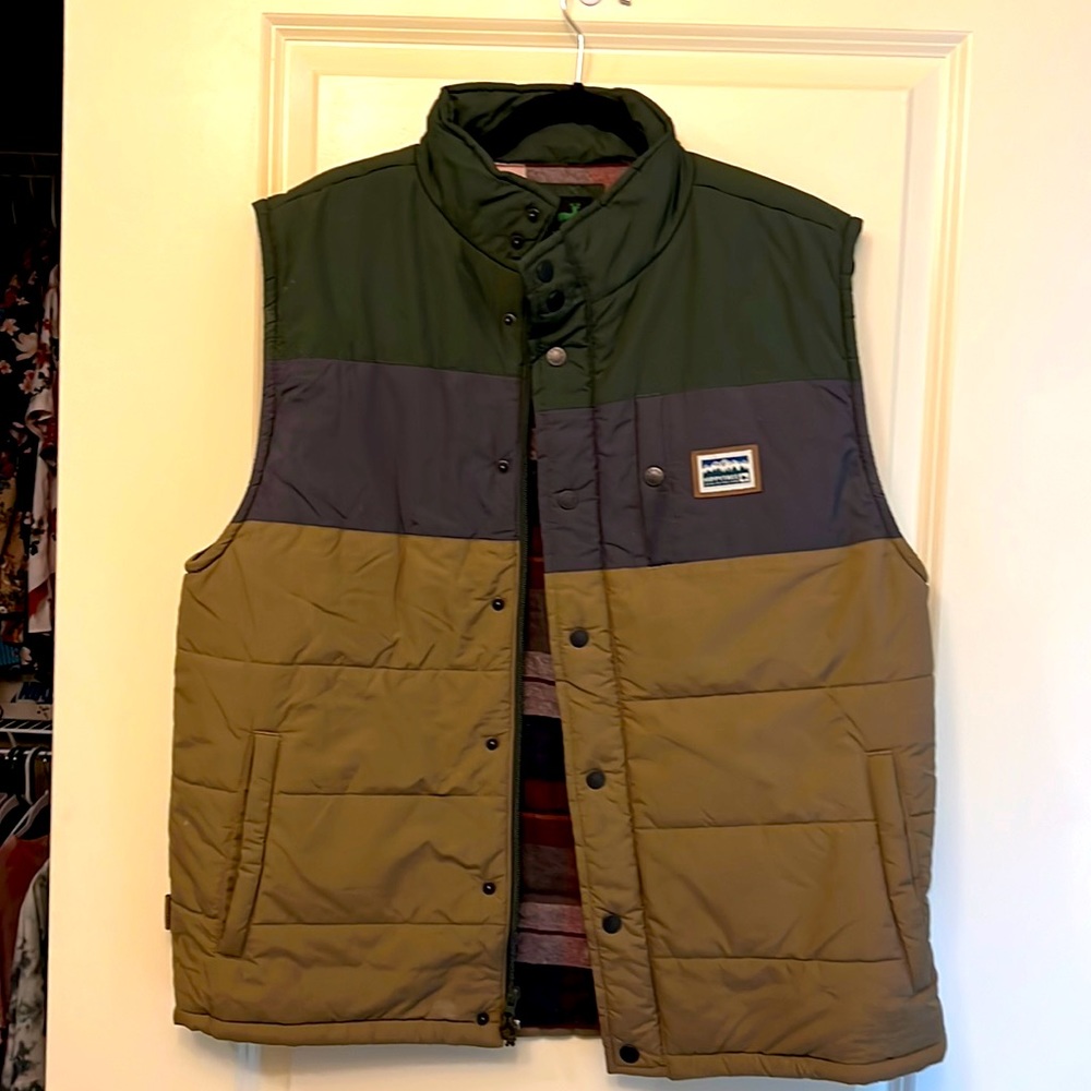 Hippy Tree multi color hunter series Vest (L)